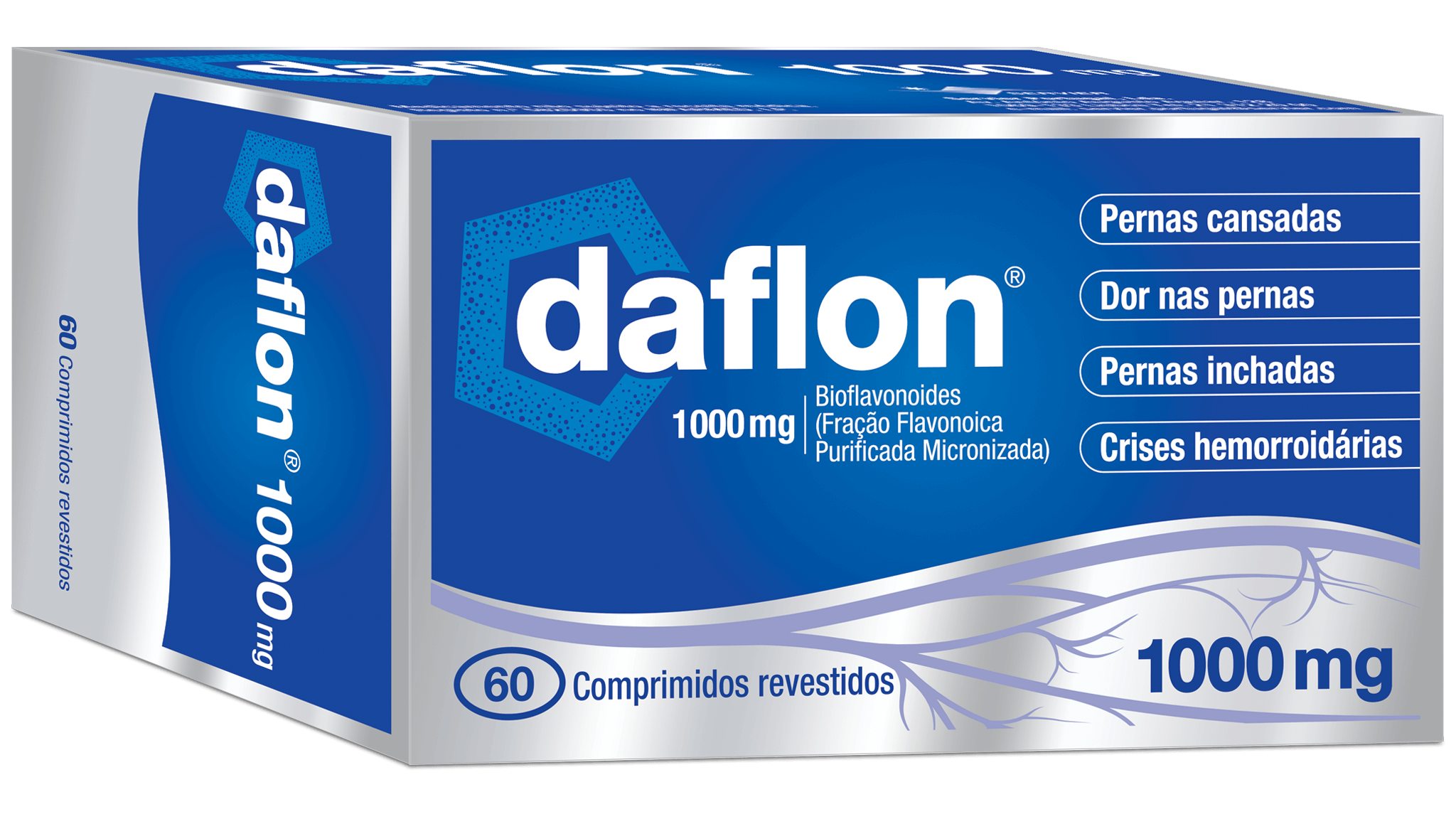 Daflon Comprimidos 1000mg Hemorróidas Daflon