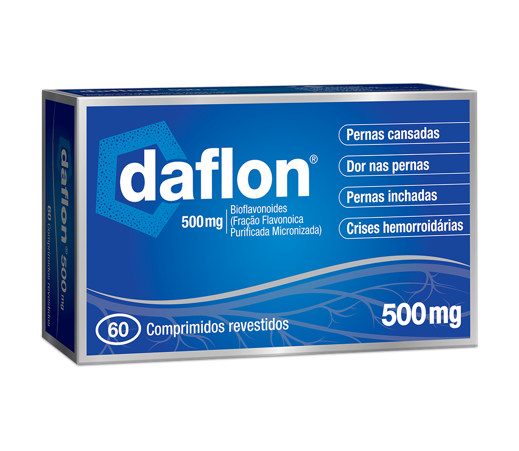 Daflon 500, 500 mg x 60 comprimidos revestidos